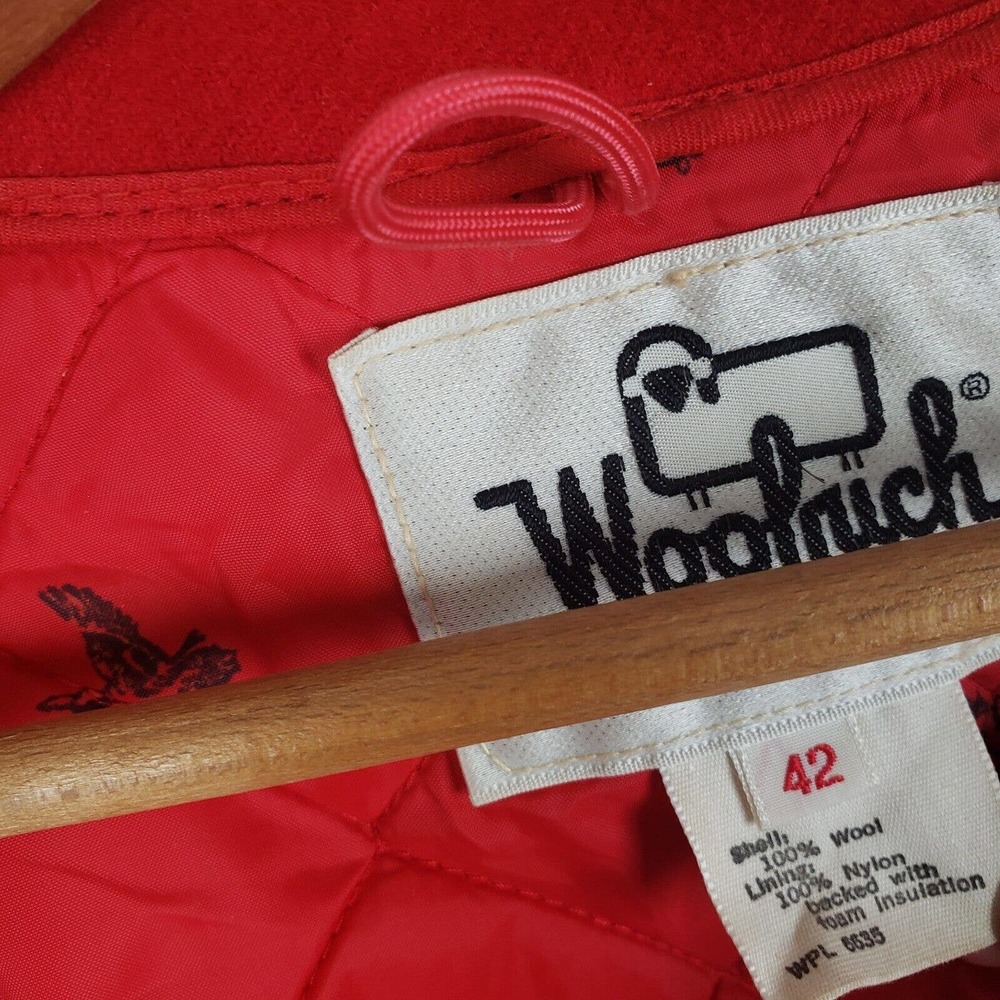 Vintage Woolrich Mackinaw Wool Cruiser Field Hunting Jacket Barn Coat Mens 42 - Picture 7 of 7